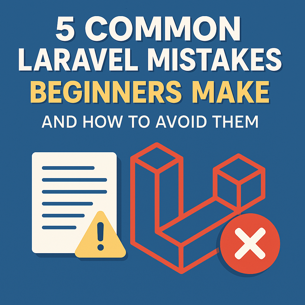 5 Common Laravel Mistakes Beginners Make (and How to Avoid Them)