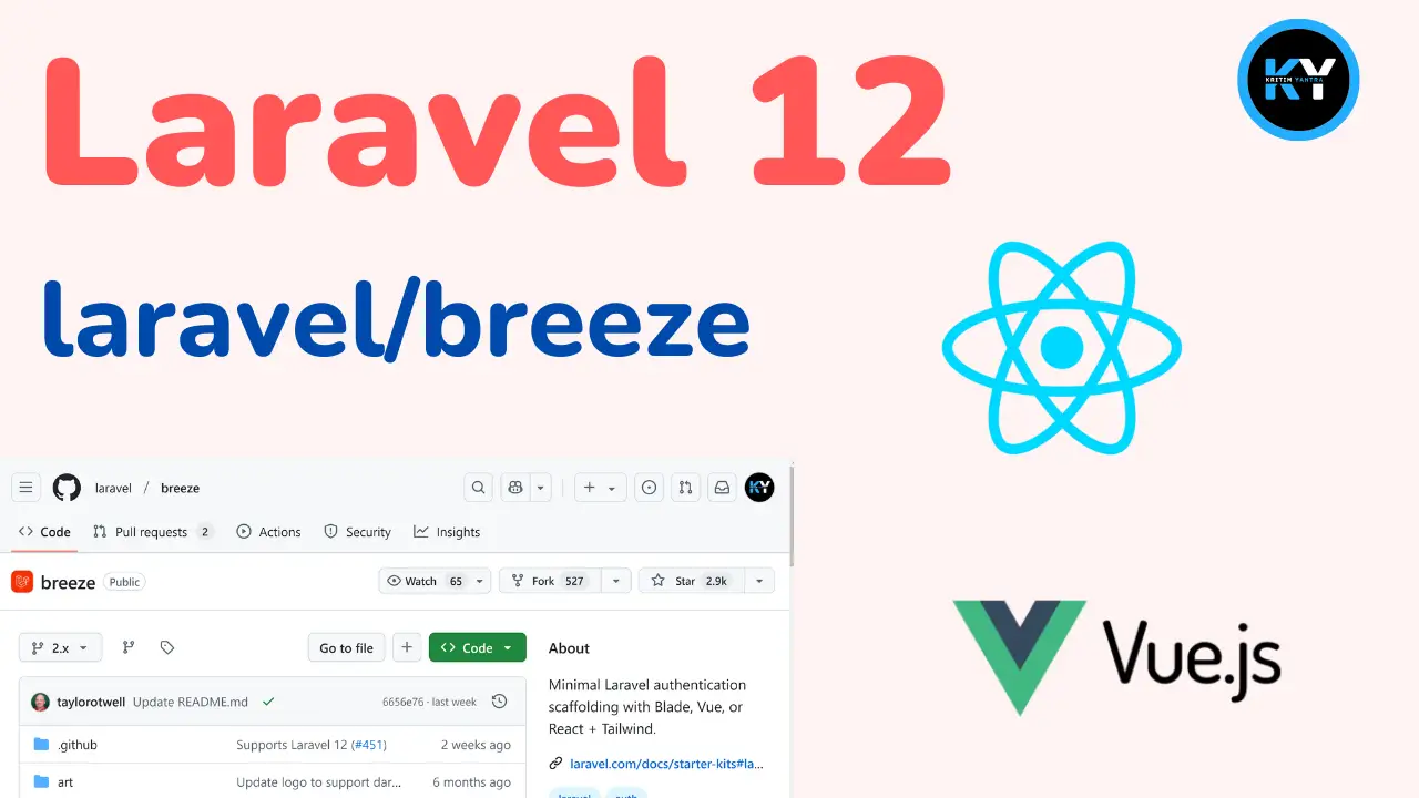 Install Laravel Breeze Package in Laravel 12